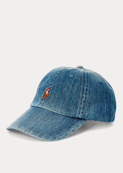 Men's Polo Ralph Lauren Denim Baseball Cap | 473916KYA